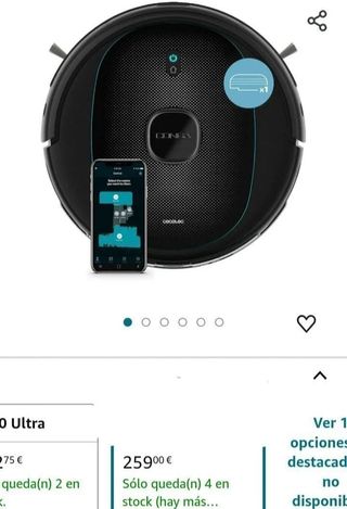 Robot Aspirador y Friegasuelos Conga 5290