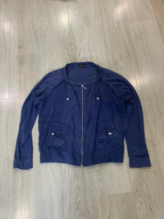 Adolfo Dominguez Chaqueta Azul Talla L