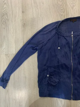 Adolfo Dominguez Chaqueta Azul Talla L