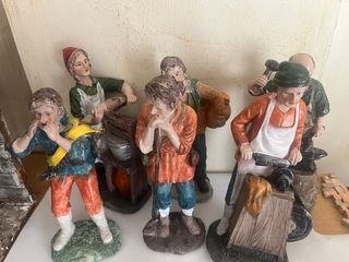 6 Figuras Belén Cerámica 14-15cm