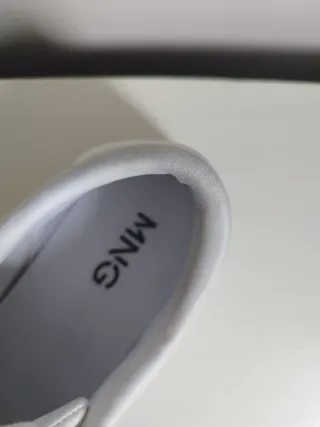 Zapatillas Mango Talla 39 Blancas