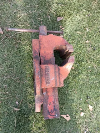 Prensa de banco de hierro fundido