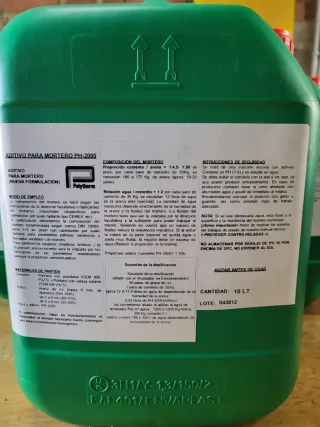 Aditivo autonivelante para suelo radiante