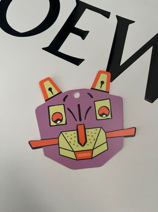 Etiqueta Loewe x Louis Wain Gato Morado Naranja