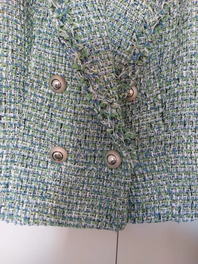 Chaqueta Zara Tweed Talla S