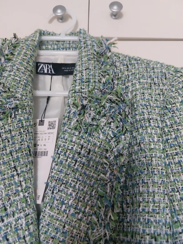 Chaqueta Zara Tweed Talla S