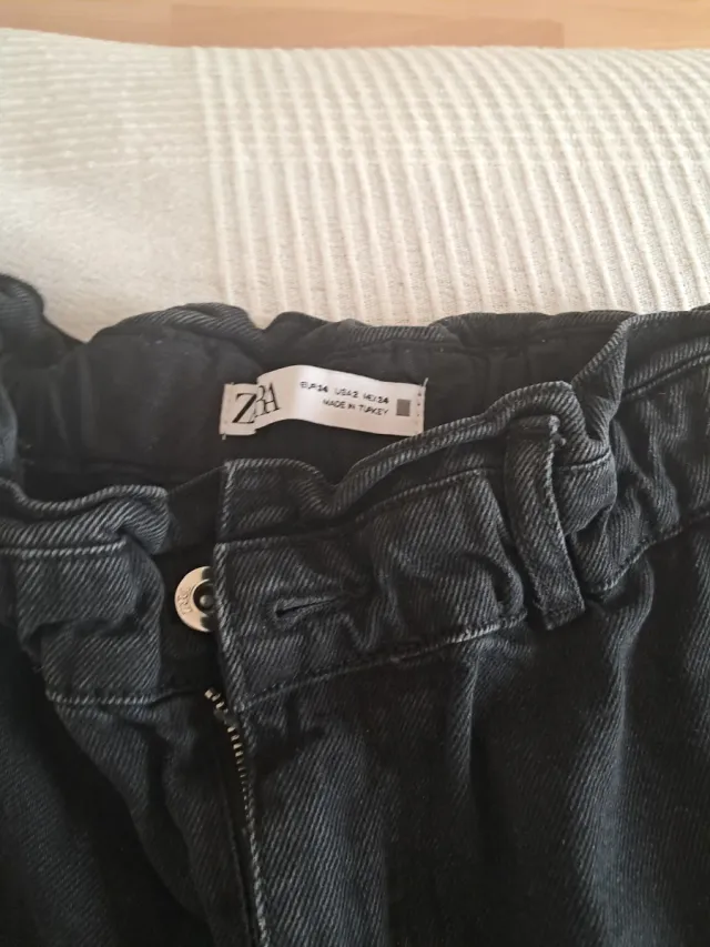 Pantalón vaquero negro mujer