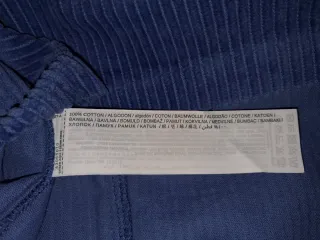 Vestido Peto Pana Azul Talla M Mango