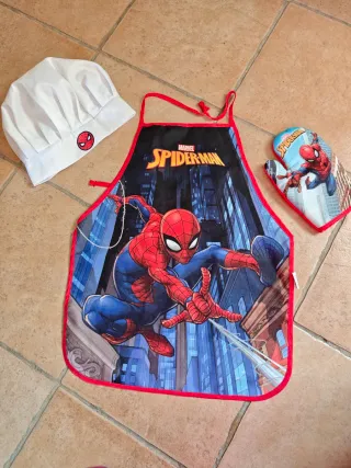 Conjunto Cocinero Spiderman