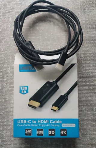 Cable USB-C a HDMI CHOETECH 1.8m 4K