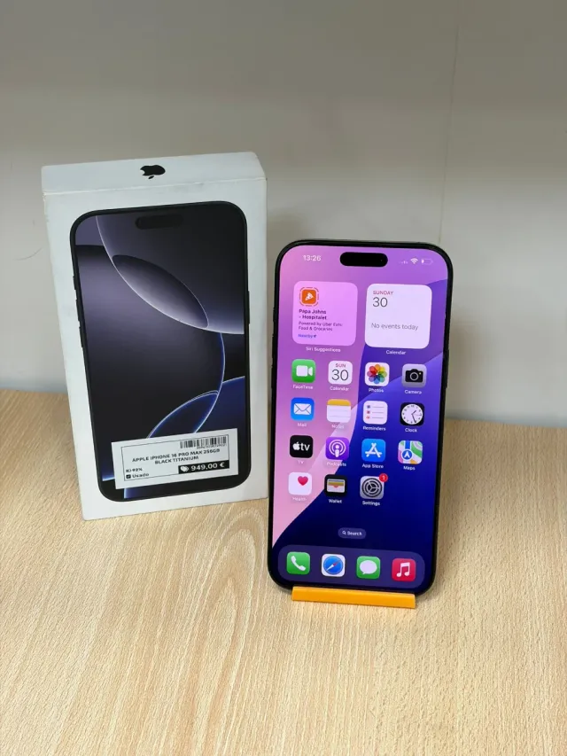 iPhone 16 Pro Max 256GB Nero Titanio