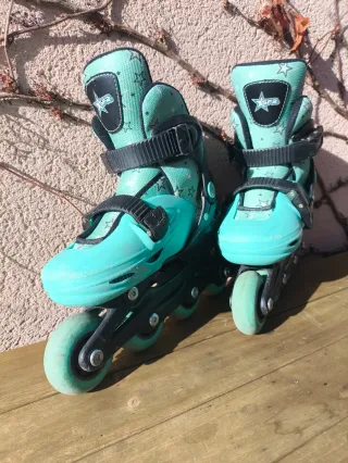 Patines en línea SFR color turquesa