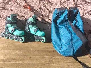 Patines en línea SFR color turquesa