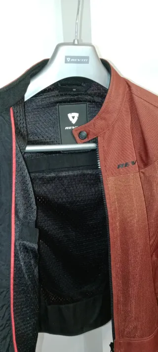 Chaqueta moto Rev'it Verano Mujer Roja