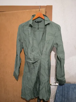 Blusa Zara verde aguacate Talla S