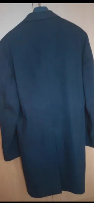 Abrigo Burberry Talla 50 Azul marino Sin Estrenar.