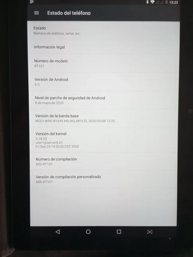 Tablet KT107 Android 9.0