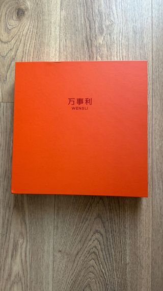 Fular de seda Hyfeel azul y blanco