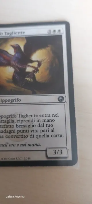 Carte Magic Golem di Oxidda e Ippogrifo Tagliente