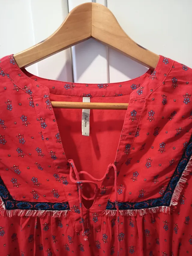 Camisa Pepe Jeans Roja Talla L