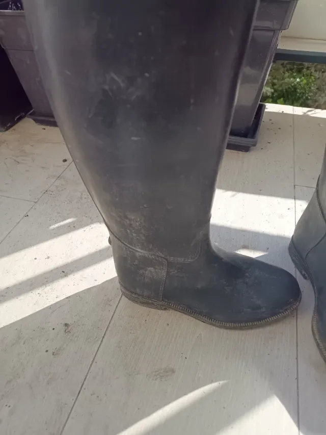 Botas de goma para montar. Fouganza