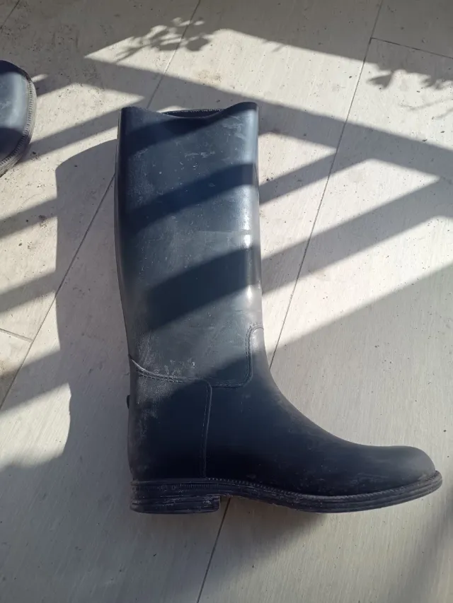 Botas de goma para montar. Fouganza