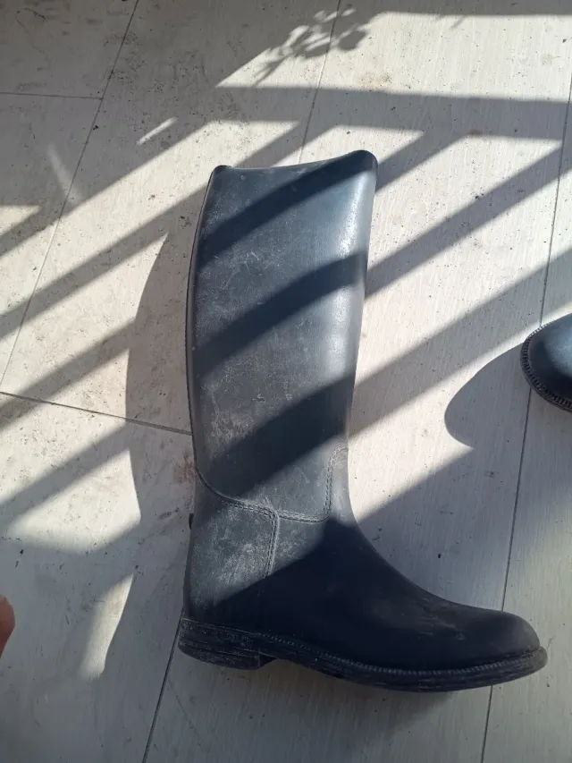 Botas de goma para montar. Fouganza