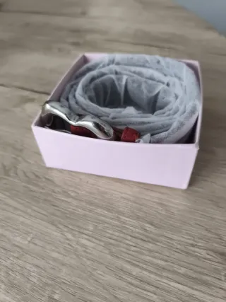 Cinturón mujer granate, sin estrenar