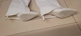 Botas Bershka blancas talla 37 nuevas