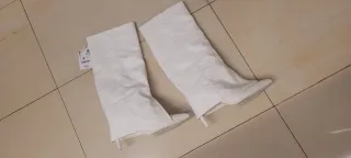 Botas Bershka blancas talla 37 nuevas