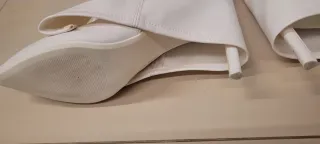 Botas Bershka blancas talla 37 nuevas