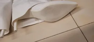 Botas Bershka blancas talla 37 nuevas