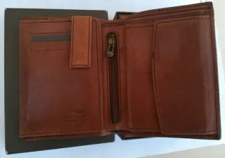 Portafoglio The Bridge Made in Italy vera pelle