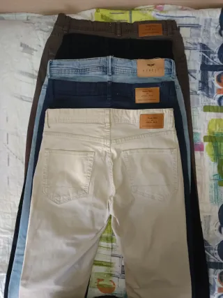 Lote pantalones largos y cortos
