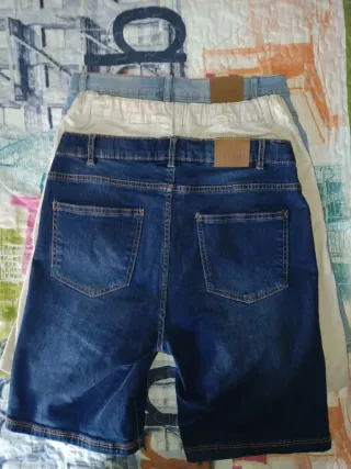 Lote pantalones largos y cortos