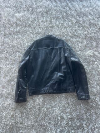Giacca MCA Leather Goods vera pelle nera L