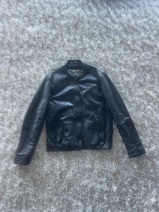 Giacca MCA Leather Goods vera pelle nera L