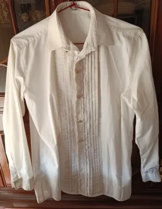 Camisa Fallero Adulto Blanca