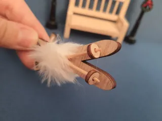 Set Miniatura Natale Panchina, Lampioni, Slitta