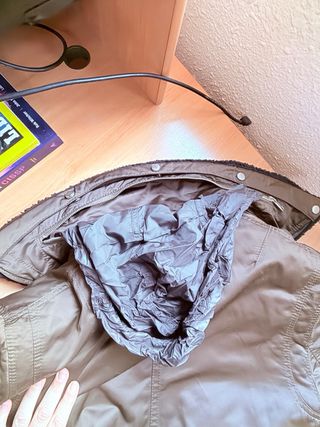 Cazadora Bomber Zara Man Talla M Verde militar