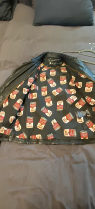 Cazadora Piel Pepe Jeans Andy Warhol Negra