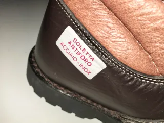 Scarpe antinfortunistiche marroni e beige n.42