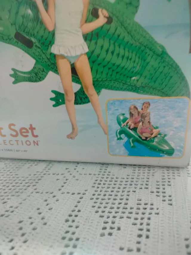 Intex Giant Gator Ride-On - Aufblasbarer Reittier