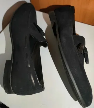 Mocasines Zara Negros con Tassel
