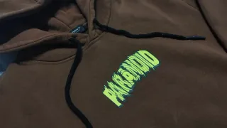 Felpa Alcott ragazzo marrone stampa cartoon