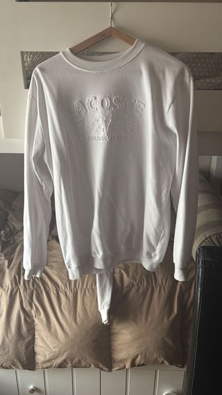 Sudadera Lacoste Blanca