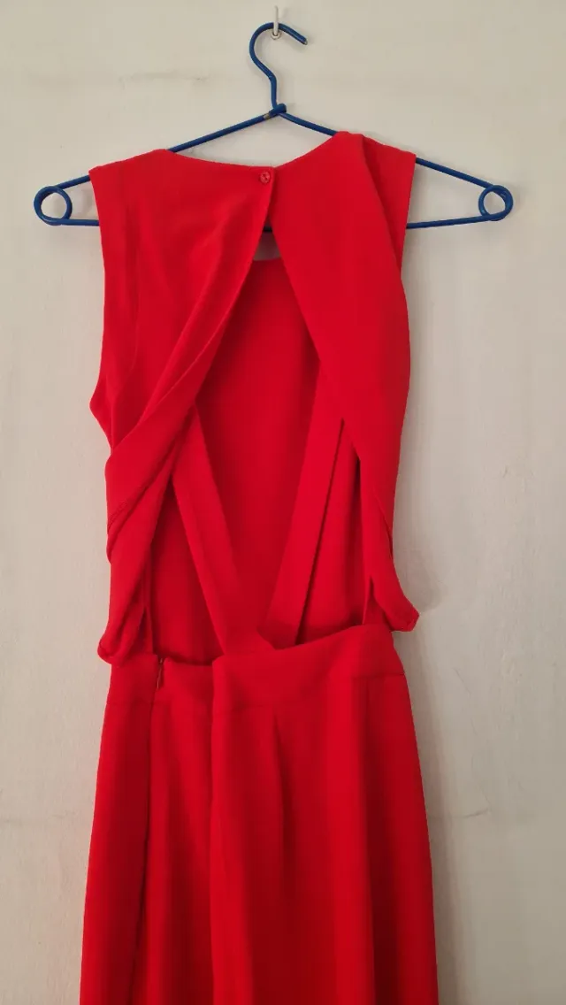 Mono rosso elegante Zara