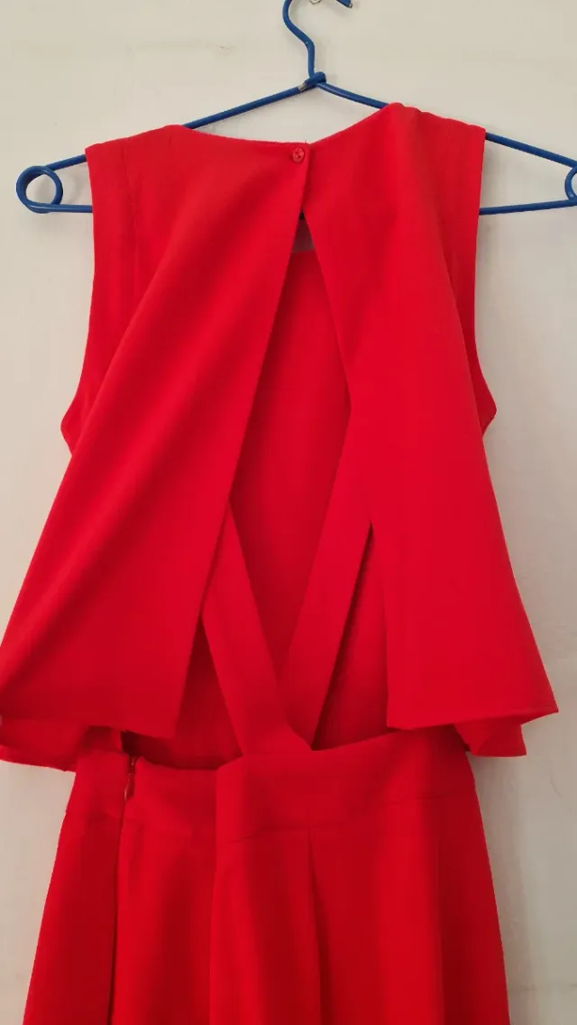 Mono rosso elegante Zara