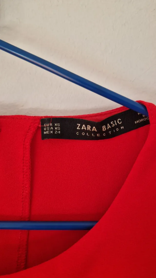 Mono rosso elegante Zara