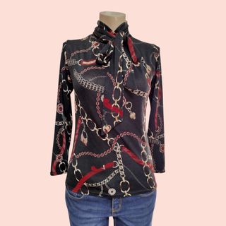 Jersey con estampado de cadenas